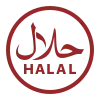 Tampon de certification Halal garantissant la qualité des viandes de la Boucherie Karim